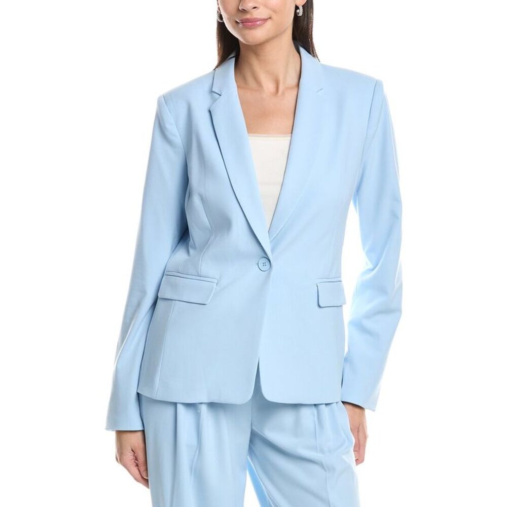 Tahari Asl Womens  Blazer, Blue